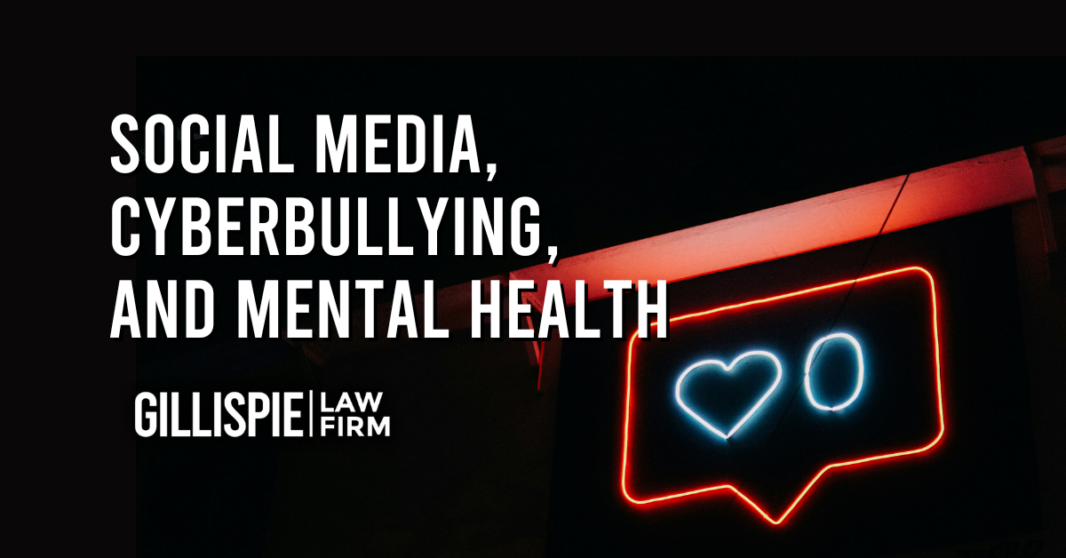 Social Media, Cyberbullying, and Mental Health (title with text)